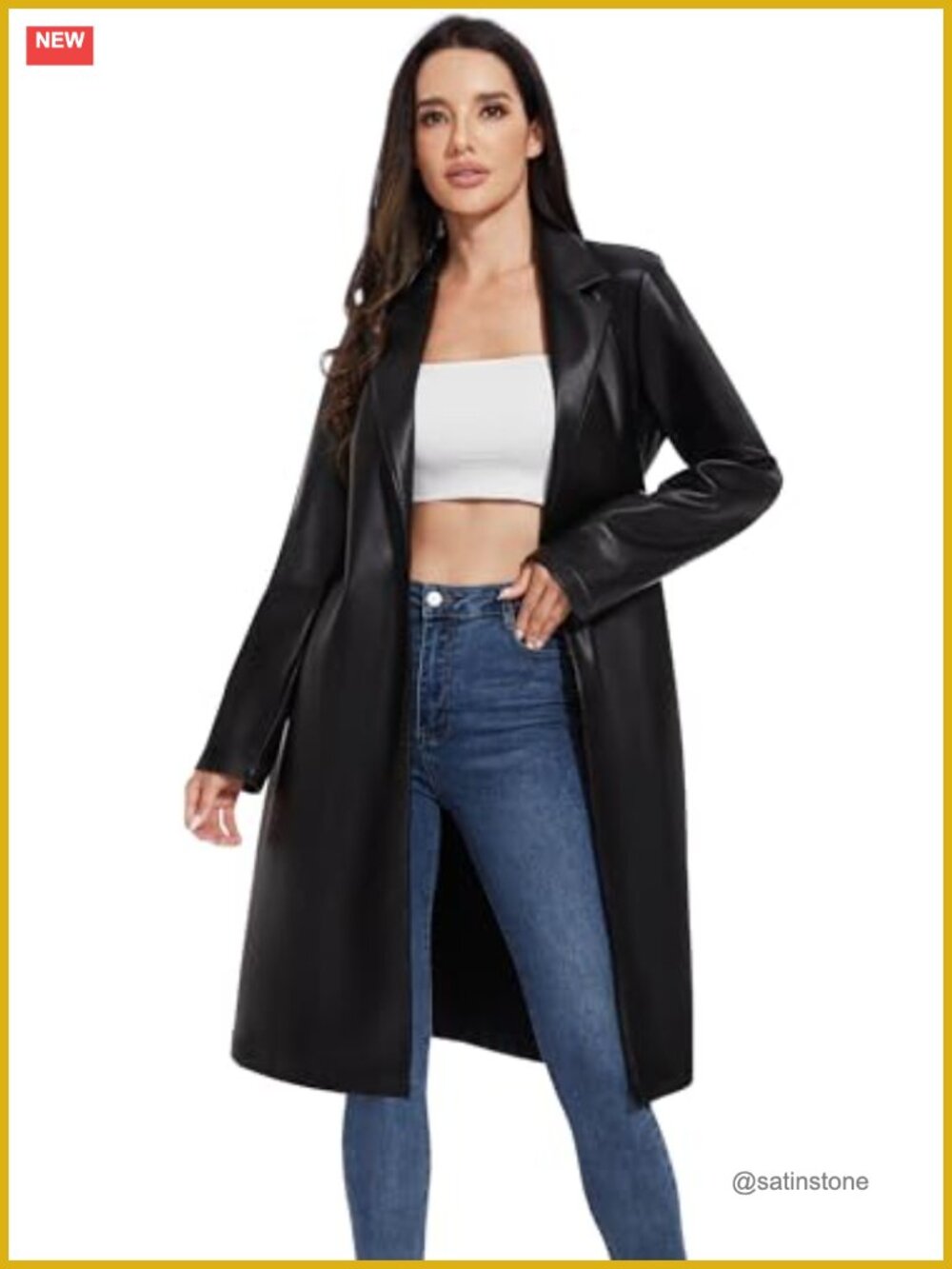 Faux Leather Motorcycle Biker Jacket Plus Size Moto Short Lightweight Vegan